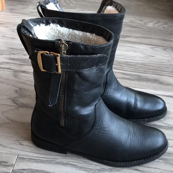 Burberry half calf boots size 36.5, US6.5 - Picture 2 of 12